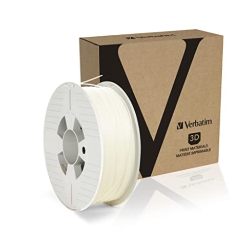 Verbatim PP-Filament 3D-Druck, 1,75 mm, 500 g, Hochleistungs-Polypropylen-Filament zur Materialextrusion, für 3D-Drucker und 3D-Stift, 3D-Drucker-Filament aus PP, 233 m, transparent