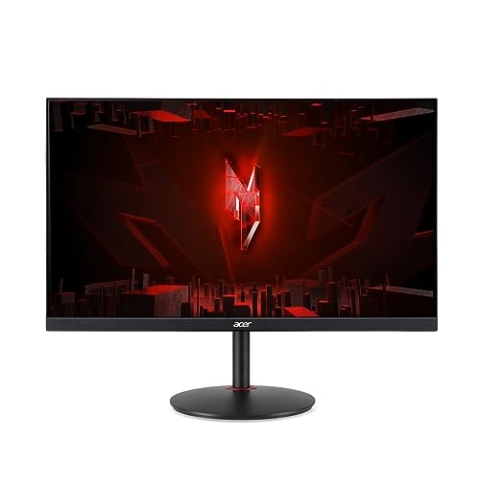 Acer Nitro XV252QF Gaming Monitor 24,5 Zoll (62 cm Bildschirm) Full HD, 390Hz OC , 360Hz DP, 240Hz HDMI, 1ms (G2G), 2xHDMI 2.0, 1.4, höhenverstellbar, drehbar, HDMI/DP FreeSync Premium Schwarz