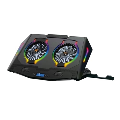 Conceptronic THYIA02B ERGO Gaming-Notebook Kühlständer mit 2 Lüftern