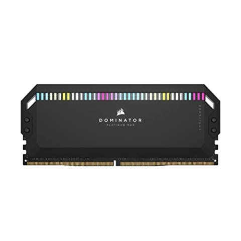 Corsair DOMINATOR PLATINUM RGB DDR5 RAM 32GB (2x16GB) 6000MHz CL30 Intel XMP iCUE Kompatibel Computer Speicher - Schwarz (CMT32GX5M2B6000C30)