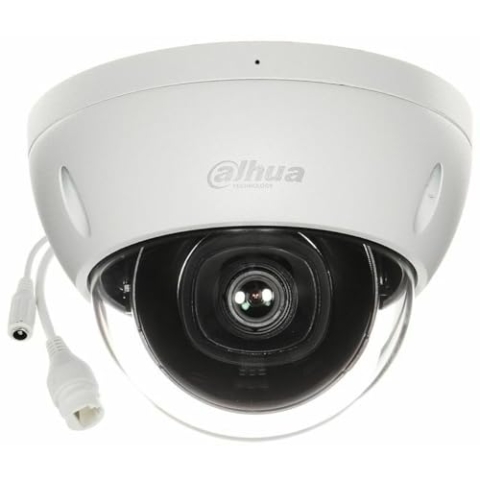 Dahua WizSense Externe IP-Kamera mit Fester Brennweite, 5 MP, Starlight WDR IK10 Audio, IPC-HDBW2541E-S