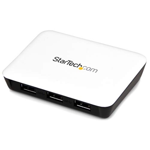 StarTech.com 3 Port USB 3.0 Hub mit Gigabit Ethernet - Powered USB3 mit Ethernet
