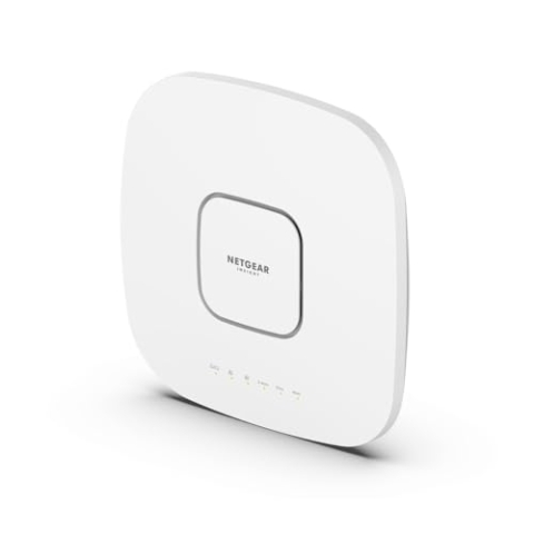 NETGEAR Cloud-verwalteter Wireless Access Point (WAX638E) WiFi 6E Tri-Band mit 7,8 Gbits Geschwindigkeit Mesh MU-MIMO 802.11axe 4 Jahre Insight Fernverwaltung PoE++ Netzadapter Nicht enthalten