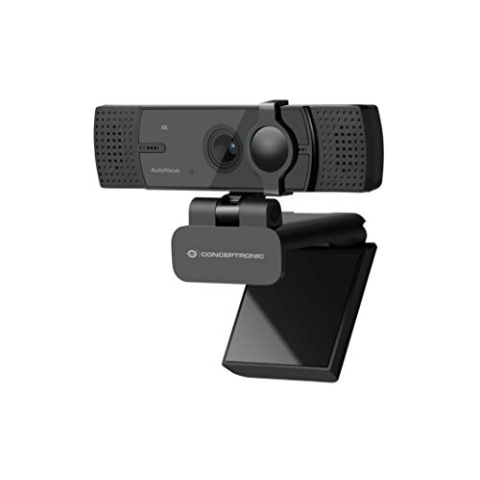 Conceptronic Webcam AMDIS08B 4K Ultra-HD mit Doppel-Mikrofon, 4015867225530