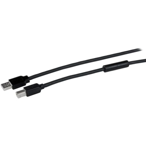 StarTech.com Active USB 2.0 A to B Cable - M/M - USB-Kabel - USB Typ A, 4-polig (M) - USB Typ B, 4-polig (M) - 15 m (USB/Hi-Speed USB)