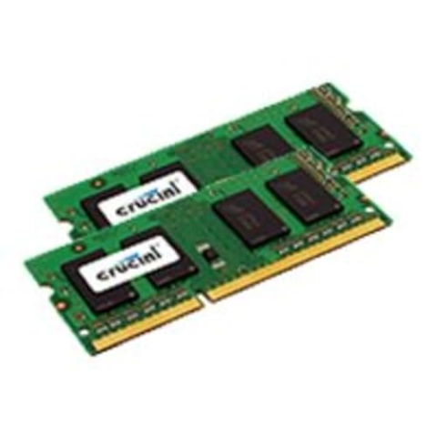 Crucial CT2KIT25664BF160BJ 4GB (2GBx2) Speicher Kit (DDR3L, 1600 MT/s, PC3L-12800, Single Rank, SODIMM, 204-Pin)