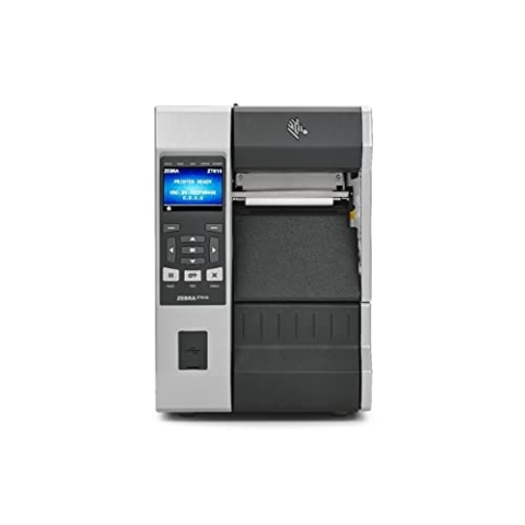 ZEBRA TT Printer ZT610, 4, 300 DPI, Euro and UK Cord, Serial, ZT61043-T1E0100Z (DPI, Euro and UK Cord, Serial, USB, Gigabit Ethernet, Bluetooth 4.0, USB Host, Cutter, Color, ZPL)