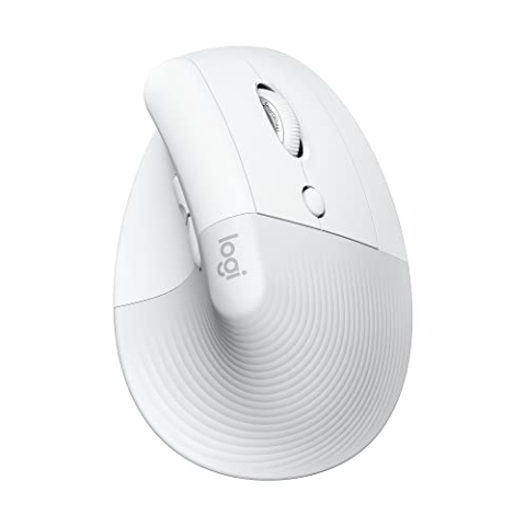 Logitech Lift for Business vertikale ergonomische Maus, kabellos, Bluetooth oder sichere Logi Bolt USB-Verbindung, leise Klicks, weltweit Zertifiziert, Windows/Mac/Chrome/Linux 910-006496 Small