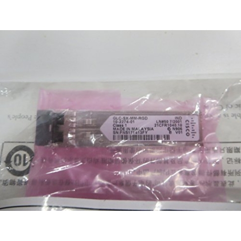 Cisco GLC-SX-MM-RGD= Transceiver (1000Base-SX, SFP, 850 nm)