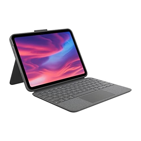 Logitech Combo Touch Case mit Abnehmbarer Tastatur für iPad (10. Generation) - French Layout