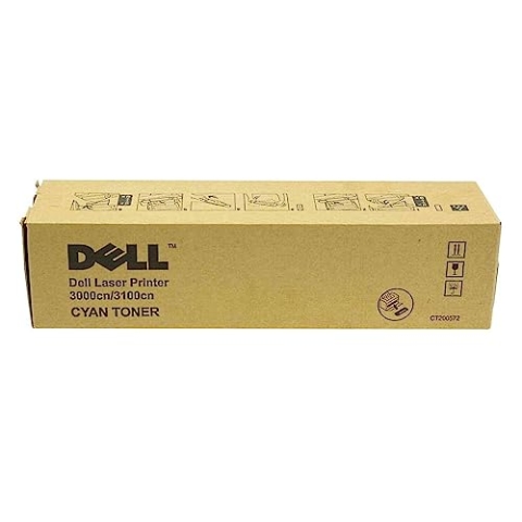 Dell 593-10064 3000cn, 3100cn Tonerkartusche Cyan Standardkapazität 2.000 Seiten 1er-Pack