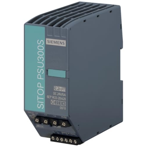 SIEMENS 6EP1433-2BA20 Hutschienen-Netzteil (DIN-Rail) 24 V/DC 5 A Inhalt 1 St.