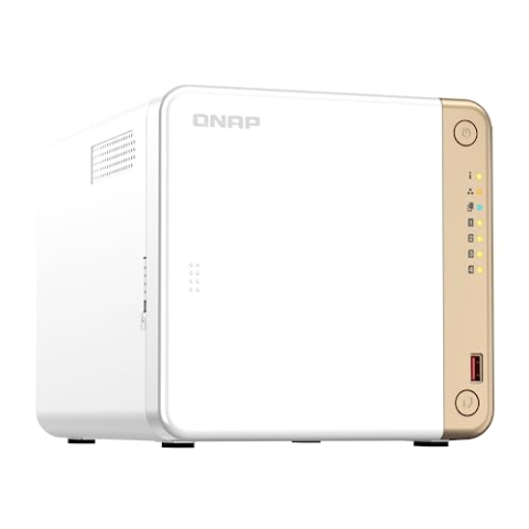 Qnap TS-462-4G NAS Multimedia 2.5GbE Blanco