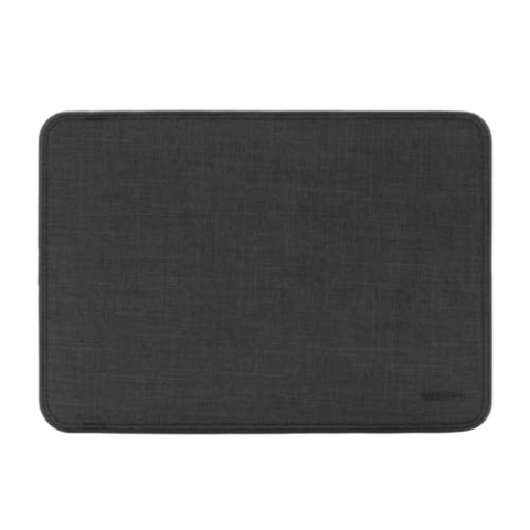 Incase Icon Sleeve Case [Woolenex Material I TensaerLite-Bumper I Kunstfell Innen I Magnetverschluss], dunkelgrau, für MacBook Pro 16" (2019 - 2021 M1 Pro/M1 Max)