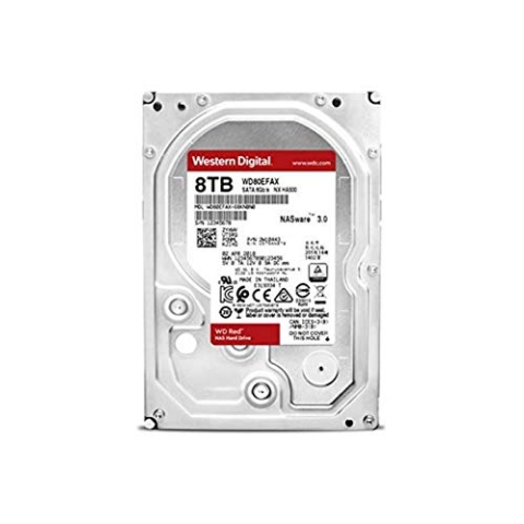 WD Red WD80EFAX interne Festplatte, 8 TB, 3,5 Zoll, 5400 U/min