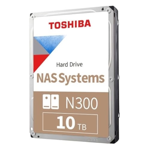 Toshiba N300 NAS Hard Drive 10TB (512MBINT