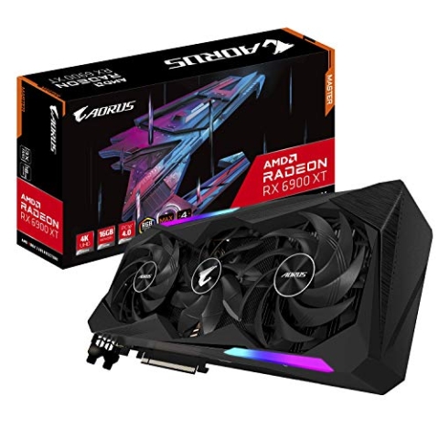Gigabyte AORUS Radeon RX 6900 XT Master Grafikkarte, 16 GB, GV-R69XTAORUS M-16GD, One Size