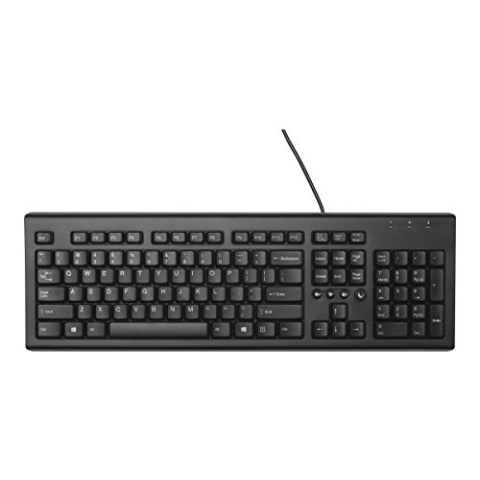 HP Classic Wired Keyboard - Tastaturen (478,02 x 177,8 x 36,06 mm, Schwarz, 460 x 150 x 30,5 mm)