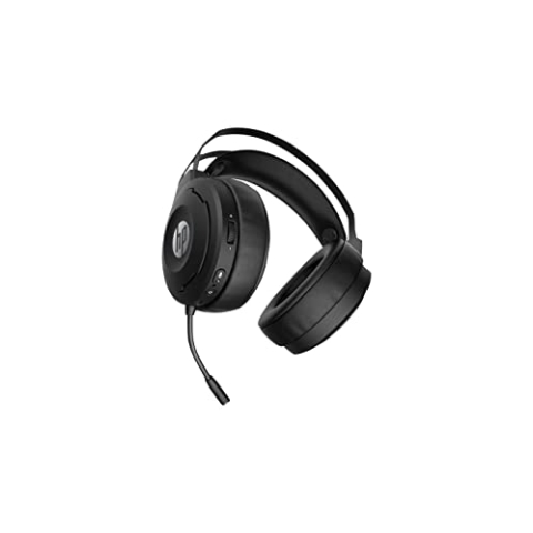 HP X1000 Wireless Gaming Headset (Kabellos, USB-Dongle, 7.1 Surround Sound, 50mm Treiber, Mikrofon, LED-Stummanzeige) schwarz standard