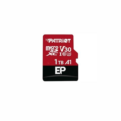 Patriot EP Serie Micro SDXC V30 A1 UHS-I U3 4K UHD Speicherkarte - mit SD-Adapter
