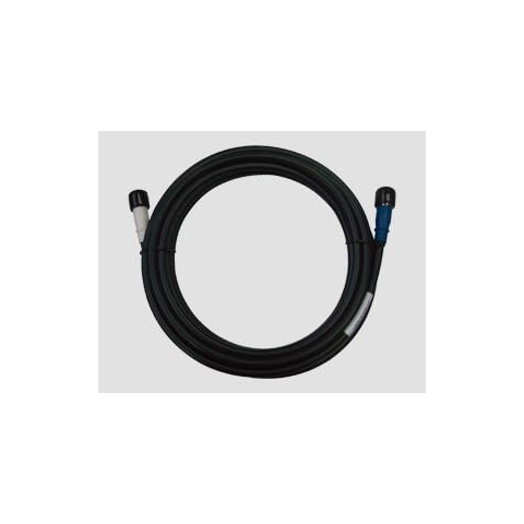 ZYXEL 25m CFD400 (LMR400) 50 Ohm SMA-Stecker auf SMA-Buchse Kabel für RF-Geräte, Schwarz, 1 Stück