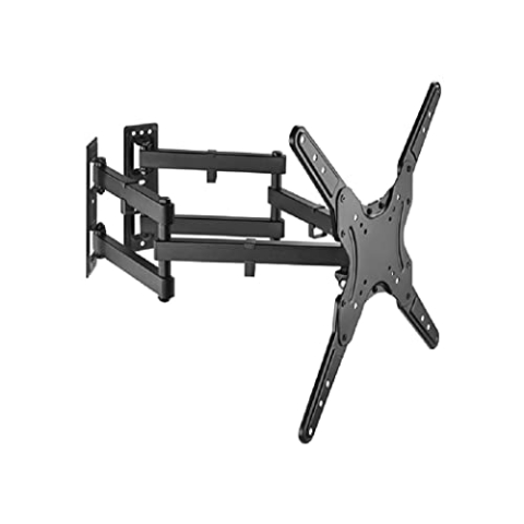 Equip 650328 Neig-/schwenkbare Eck-TV-Wandmontagehalterung/23 bis 55 Zoll/Wandhalterung/6Gelenke neigbar/schwarz