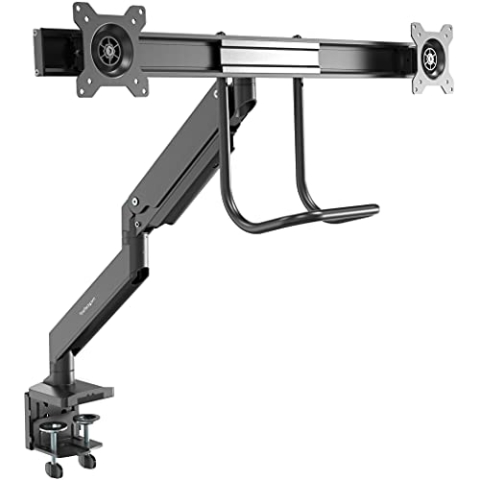 StarTech.com Monitorhalterung (dual Monitor, Synchronisierte Höhenverstellung, Tischklemme, VESA)
