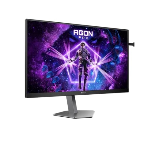 AOC Agon PRO AG276FK - 27 Zoll FHD Gaming Monitor, 520 Hz, 1 ms GtG, Adaptive Sync., G-Sync comp., HDR400 (2X HDMI, 1x DisplayPort 1.4, USB Hub) schwarz/grau