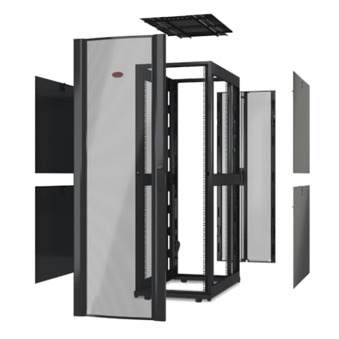 APC NetShelter SX 1363.64 kg Schwarz Regal – Regale (1363,64 kg, Schwarz, 750 mm, 1200 mm, 2258 mm, 851 mm)