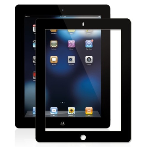 Moshi iVisor Bildschirmschutzfolie für Apple iPad2 schwarz