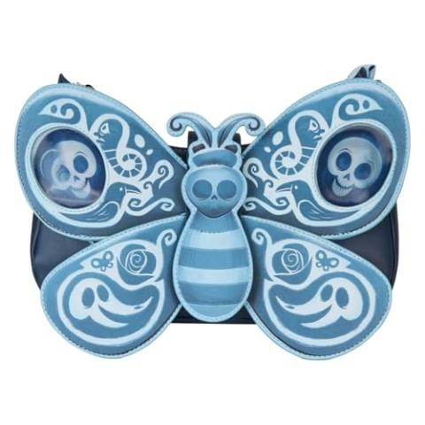 Loungefly Corpse Bride Butterfly Lenticular Crossbody Bag, Multi