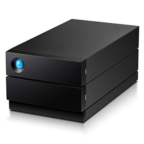 LaCie 2big RAID USB-C, Enterprise HDD 28TB externe Festplatte, 3.5 Zoll, RAID 0/1, USB-C, PC & Mac, inkl. Data Rescue Service, Modellnr.: STHJ28000800