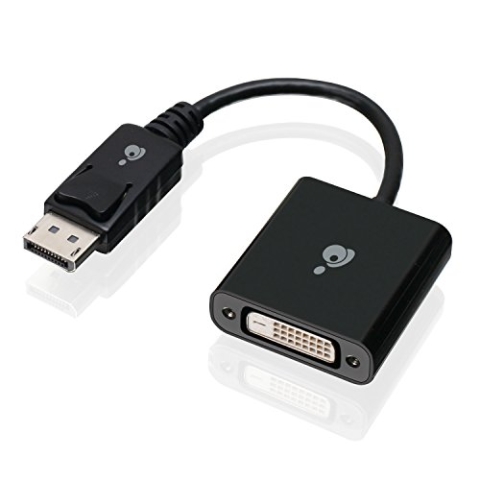 IOGEAR Aktiver DisplayPort auf DVI Adapter, 4K 30Hz, GDPDVI4KA