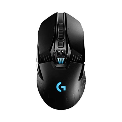 Logitech G903 Lightspeed Wireless Gaming Maus, Kabellose Verbindung, 12000 DPI Sensor, RGB-Beleuchtung, 7-11 Programmierbare Tasten, Lange Akkulaufzeit, Leichtgewicht, PC / Mac - Schwarz