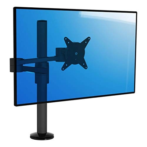 Dataflex 123 ViewLite Monitorarm (Tragkraft max. 8kg, bis 61 cm (24 Zoll) Bildschirmdiagonale, VESA: MIS-D 75x75/100x100mm kompatibel, Klemmkapazität 5-40mm) schwarz, 58.123