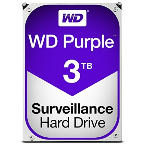 WD Purple 3 TB Festplatte für Videoüberwachung - Intellipower SATA 6 Gb/s 64MB Cache 3.5 Inch - WD30PURX