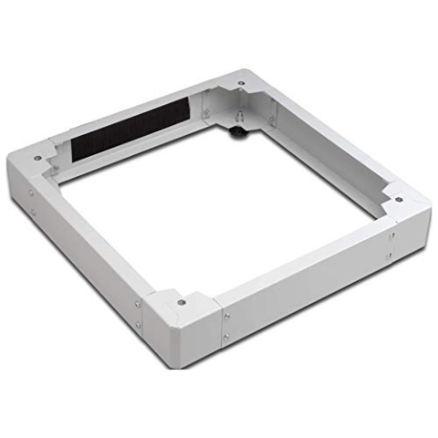 DIGITUS 10 cm Sockel für Unique & Dynamic Basic Netzwerkschränke / Unique Serverschränke von DIGITUS, 80 x 100 cm, auf 20 cm Höhe erweiterbar, Grau