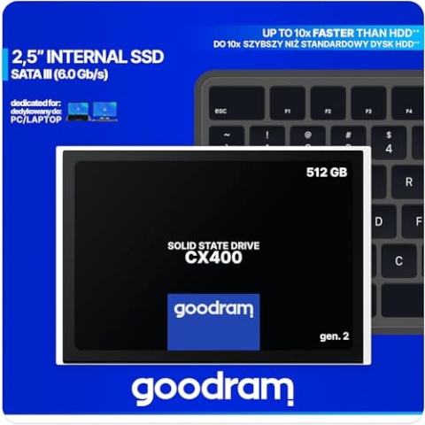 GoodRam CX400 2.5" SSD 512GB SATA 3