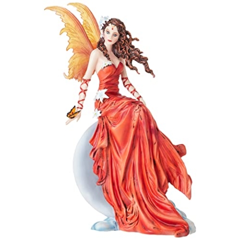 Nemesis Now Figurine 24cm Red Crimsonlily Nene Thomas Figur, 24 cm, Rot, 21,5 cm