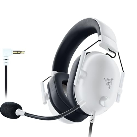 Razer BlackShark V2 X (Xbox) - Kabelgebundenes E-Sports Headset für Xbox S-X Konsole (250g, Nierenmikrofon, 50mm Treiber, Passive Geräuschunterdrückung, 3,5mm Klinke) Weiß