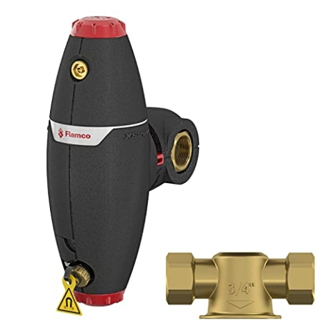 Flamco XStream Vent-Clean 22 mm Luftabscheider und Schlammabscheider für Heizung- 11071