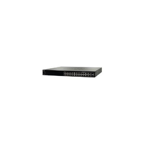 Cisco Small Business Managed Switch SFE2000P 24x10/100 + 2X SFP Gigabit Combo + 2X 10/100/1000 PoE Rack Mount Switch