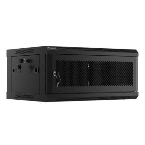 Lanberg Rackschrank 19" Wandmontage 4U/600X450 mit perforierter Tür schwarz