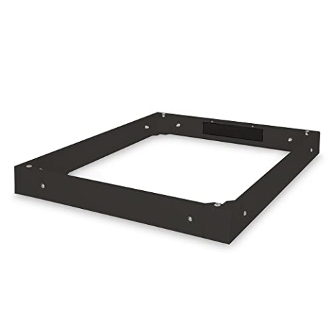 DIGITUS 10 cm Sockel für Unique Serverschränke von DIGITUS, 80 x 100 cm, auf 20 cm Höhe erweiterbar, Stauraum für Kabelüberlängen, Schwarz