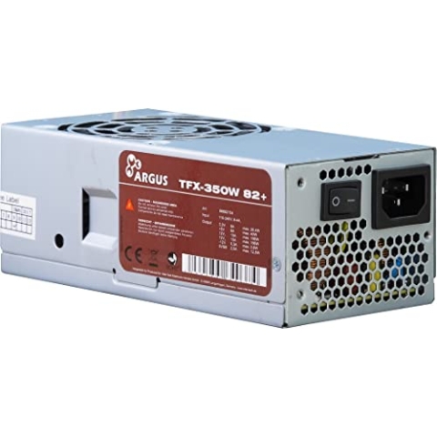 INTER-TECH TFX-350W Netzteil 80mm Luefter aktive PFC 1x20+4pin 1x4+4pin 1x PCIe 6+2 2X IDE 3xSATA 1x Floppy