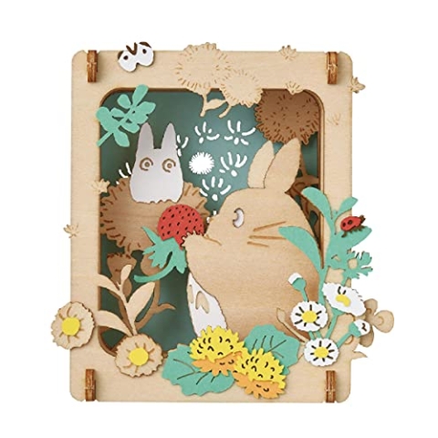 Ensky Paper Theater – Wood Style – Studio Ghibli Artwork PT-W16 Strawberry Picking