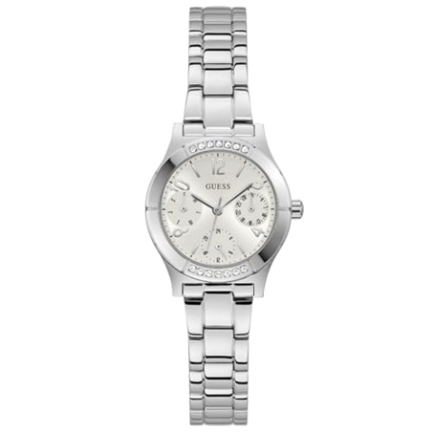 GUESS GW0413L1 Damenuhr, silberfarben, GW0413L1-AMZUK