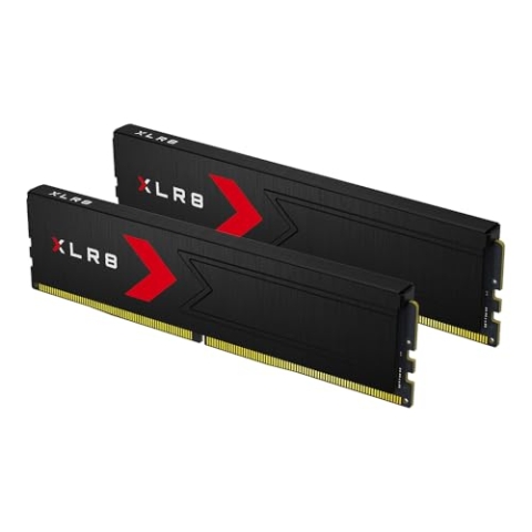 PNY XLR8 Gaming 32GB (2x16GB) DDR5 RAM 6400MHz CL36-48-48-104 1.4V (XMP/Expo kompatibel) Desktop Memory Kit