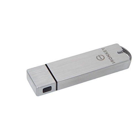 Kingston IronKey S1000 verschlüsselter USB-Stick 8GB Integrierter Kryptochip und zertifiziert für FIPS 140-2 Level 3- IKS1000B/8GB