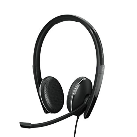 EPOS | SENNHEISER ADAPT 165 II Kopfhörer Kabelgebunden Kopfband Büro/Callcenter Schwarz